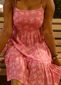 Pink Floral Sundress