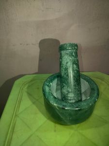 Stone Mortar Pestle Set for Spices, Okhli Masala