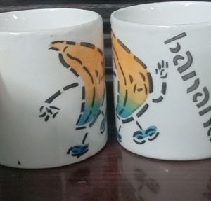 Cute Banana Printed Cup