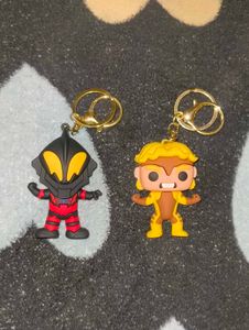 Keychain Set Of 2, Ultraman & Tiger King