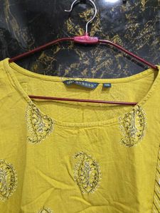 Printed Button Kurta