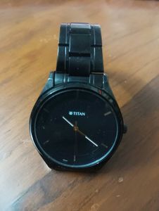 Titan Analog Watch - Black