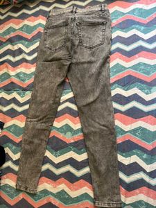 Gray Denim Jeans