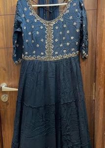 Dark Navy Blue Gown