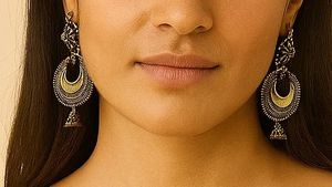 Boho Gold Tone Drop Earrings