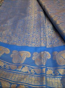 Blue Banarasi Saree