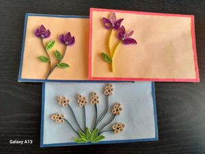 3 Mini Quilled Envelopes