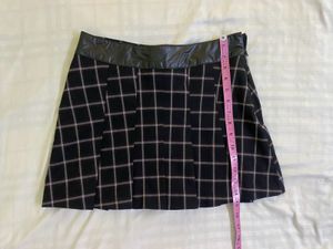 Tennis Checked Mini Skirt Waist 28-30