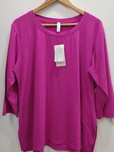 BRAND NEW Pink Tshirt 3/4 Sleeves