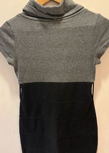 Stylish Two-Tone Dress