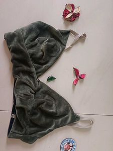 Beachy Vibes Velvet Bralette