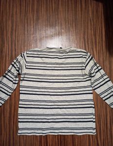 striped full sleeve tshirt