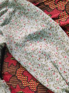 Peplum Style Lite Grey Color Top