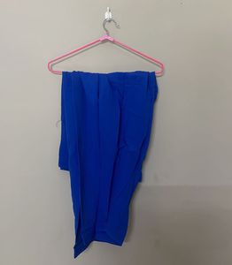 Pink Blue Stitched Kurta Set