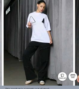 Oversized White Casual T-Shirt