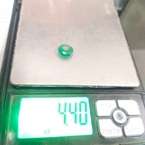 NATURAL GREEN ONYX HAQIQ 4.40 CTS. Loose Gemstone