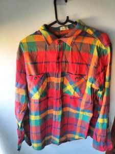 Colorful Plaid Button Down