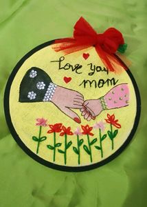 Handmade Embroidery Hoop Mother&#39;s Day Special