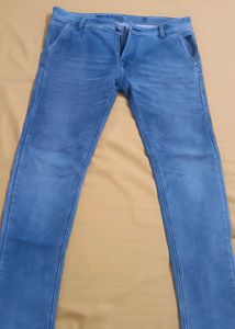 Men Diesel Faded Blue Denim Jeans