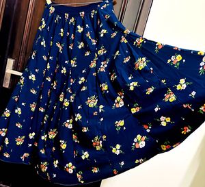 Floral Print Skirt