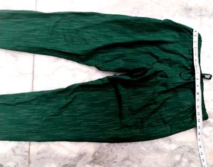 Green Colour Formal Pant