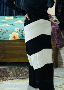 Black And White Maxi Dress