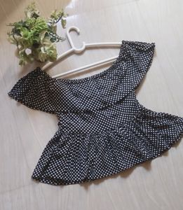 Wow Polka Dot Crop