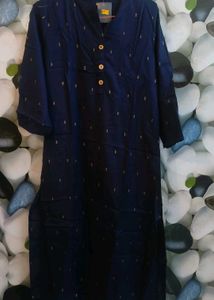 Elegant Navy Blue Kurta