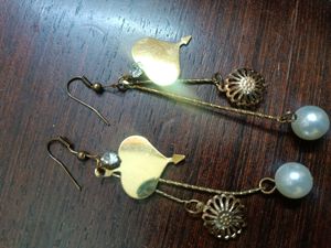Long Golden Earrings