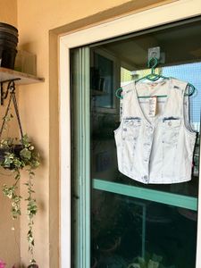 Washed Denim Vest