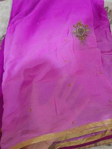 Elegant Pink Saree