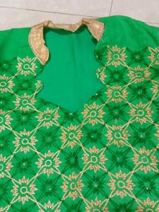Green Kurta Set