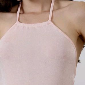 Elegant Peach Maxi dress