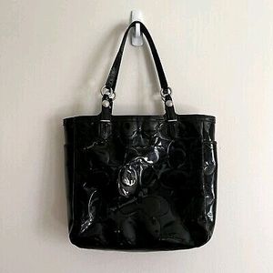 Original Pu Coach Big Tote Sholder Bag