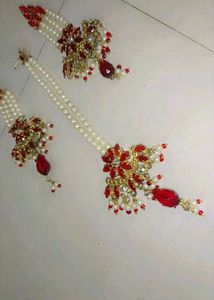 3 Combo Gold Jhumka Earrings with Ruby &amp; Emeral