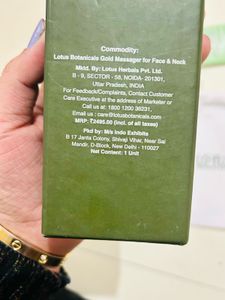 Lotus Botanicals Face Massager