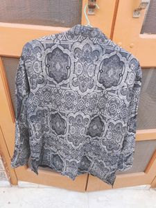 New💥💥Blank &amp;White Printed Fancy COAT