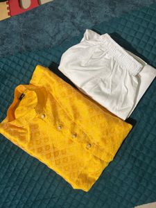 Yellow Ethnic Kurta