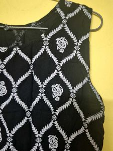 Beautiful Black Printed Kurta
