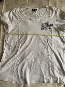 Zudio White T-shirt For Women Pure Cotton
