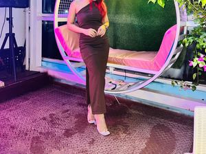 beautiful long Bodycon dress🤎🤎