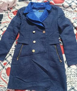 Chic Blue Coat