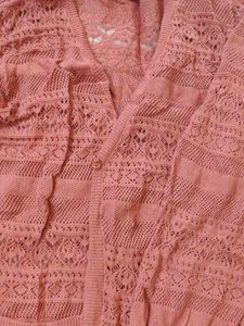 Crochet Long Hip Cover Shrug