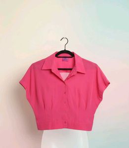 Pink Crop Top