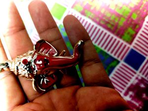 Ganesha Keychain with Charm