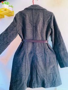 Elegant Grey Trench Coat