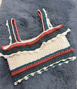 Crochet Knit Top