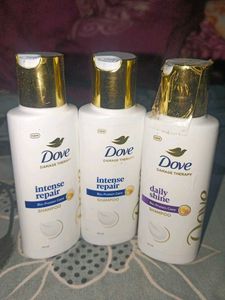 Dove Shampoo Set of 3