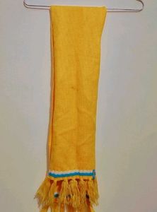 Gold Winter Shrug With Cap Muffler For 7- 8 Year