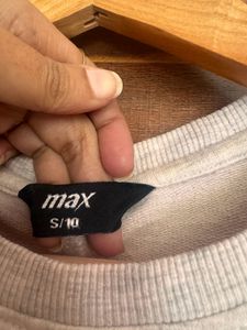 Casual Knit Sweatshirt top